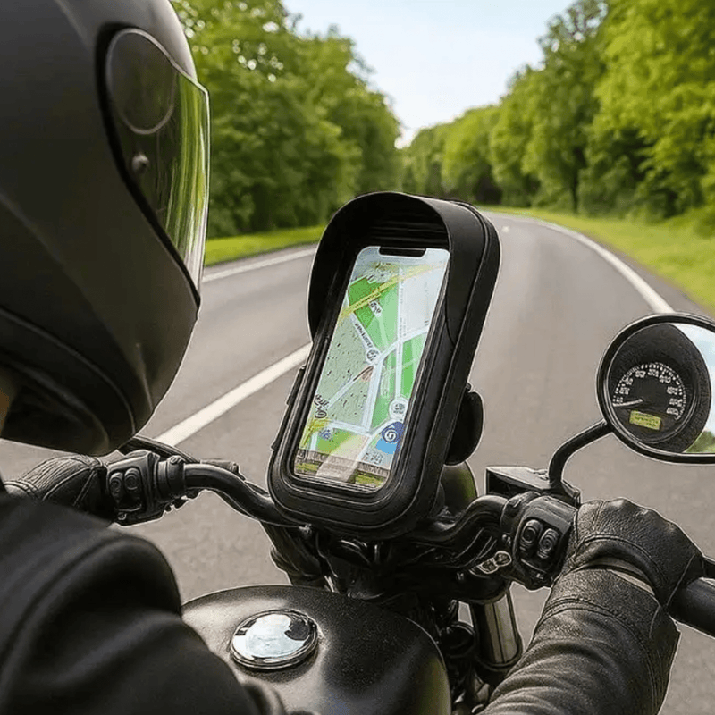 Waterdichte Telefoonhouder voor Fiets en Motor met Zonneklep