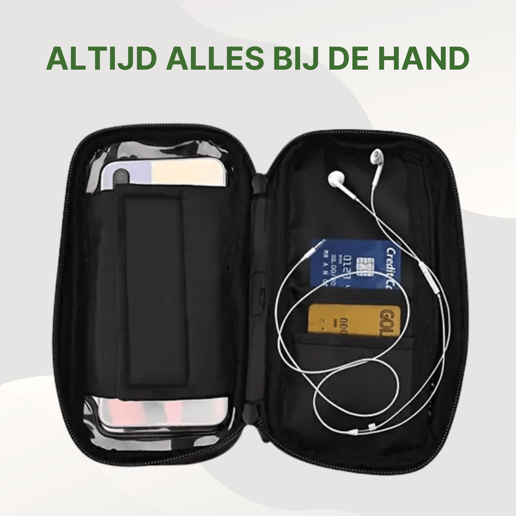 Waterdichte Telefoonhouder voor Fiets en Motor met Zonneklep