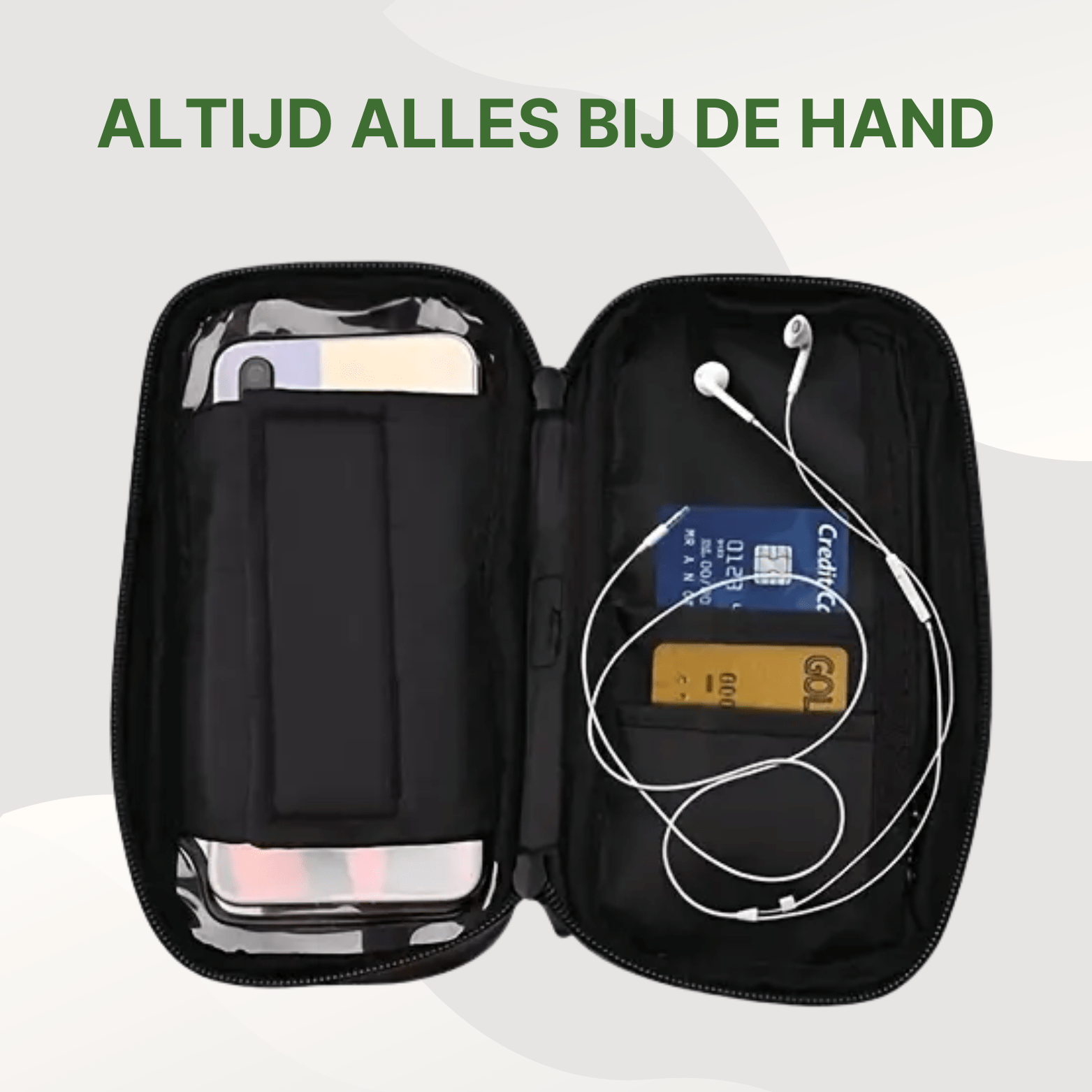 Waterdichte Telefoonhouder voor Fiets en Motor met Zonneklep